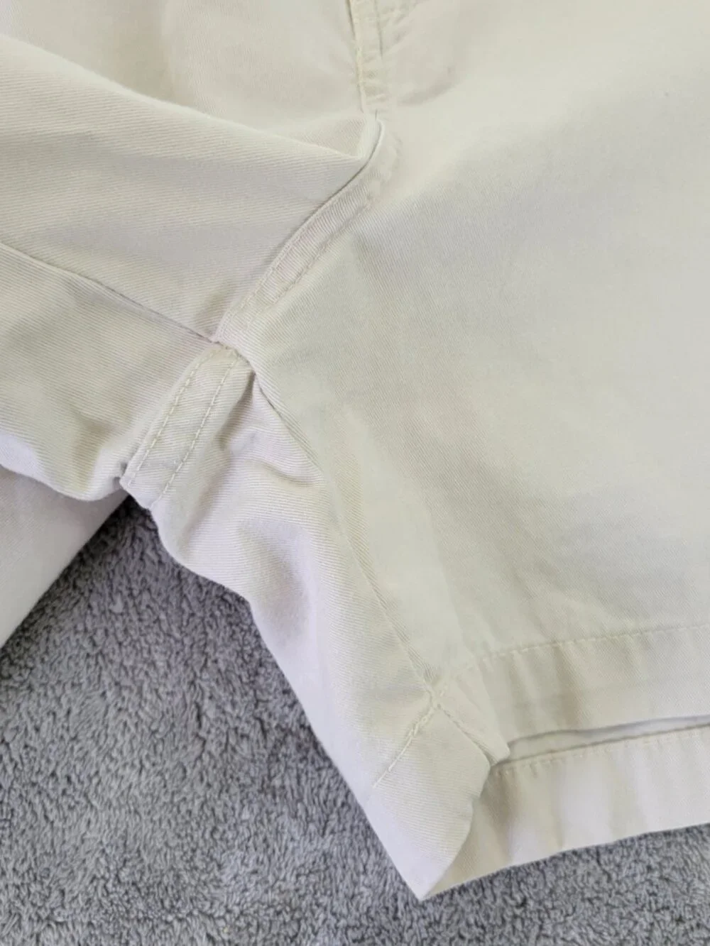 Cherokee Women's Off White Denim Shorts Size 22W 100% Cotton Casual WHI5E